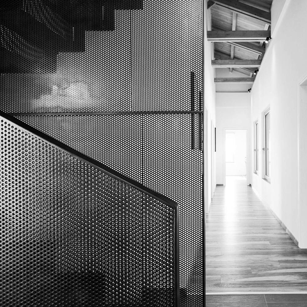 Villa interior , stairs view